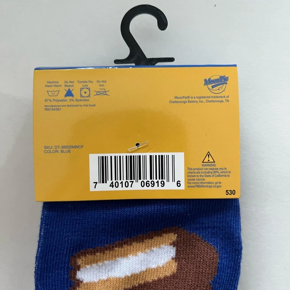 Moon Pie Socks Fits Men’s Shoe Size 6-12
